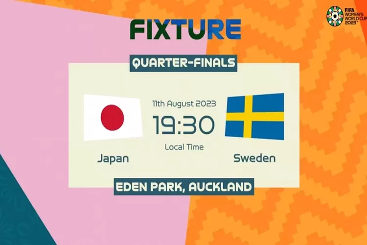 Jepang Bertemu Swedia Perempat Final Piala Dunia Wanita 2023 Performa Kedua Tim Sama Kuat (Tangkapan Layar fifa.com)