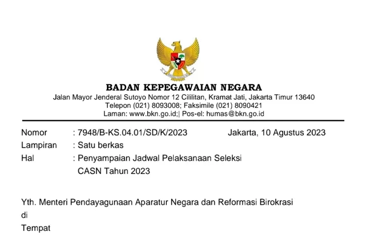 Rancangan Awal Jadwal Rekrutmen CPNS Dan PPPK 2023 Tersebar, Berikut ...