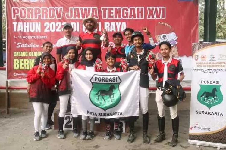 Tim Pordasi Surakarta sabet juara umum cabang berkuda Equestriandi Porprov Jateng (Istimewa, Porprov Surakarta)
