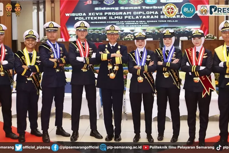 PIP Semarang Luluskan 242 Perwira Transportasi Laut