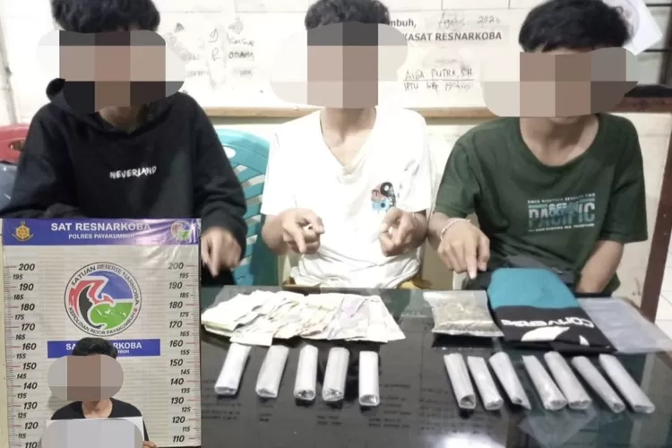 Empat Pelajar Ditangkap Tim Phantom Sat Narkoba Polres Payakumbuh (IST)