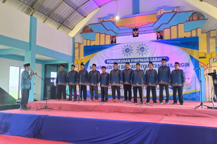 Pimpinan Cabang Muhammadiyah dan Aisyiyah Tanggulangin periode 2022-2027 dikukuhkan, Sabtu 12 Agustus 2023. 