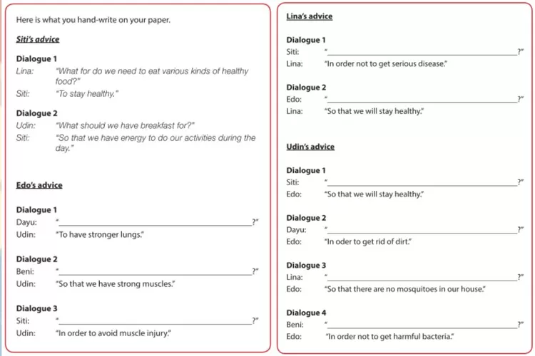 Bahasa Inggris kelas 9 halaman 25 26 Observing &amp; Asking Questions and Associating