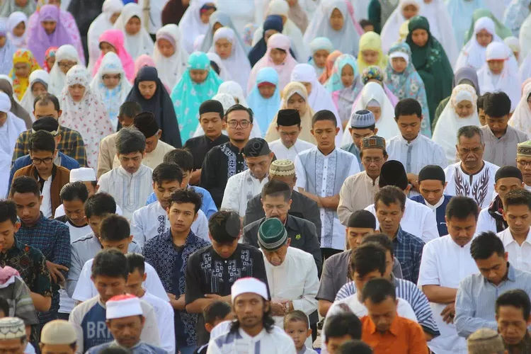 [Ilustrasi] Salat Id. (Ayobandung.com/Irfan Al-Faritsi)