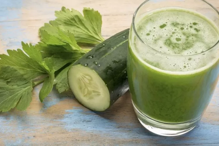 Ilustrasi jus mentimun. (tokopedia.com)