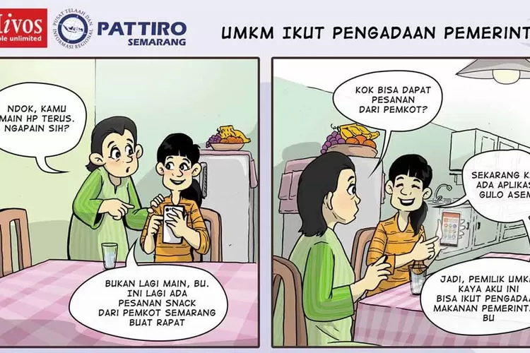 [Komik] UMKM Ikut Pengadaan Pemerintah