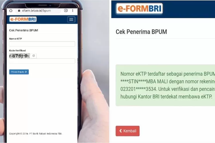 Akses Eform Bri Co Id Bpum Untuk Cek Penerima Blt Umkm Bisa Cair Tanpa Antri Bisnika