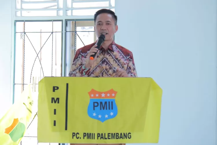 Sektretaris Daerah kota Palembang, Ratu Dewa saat menghadiri pembukaan PKD PMII Cabang Palembang (Diskominfo Palembang)