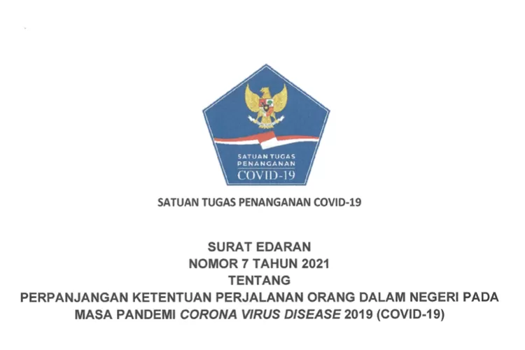 Berlaku Mulai 9 Februari, Inilah Edaran Satgas COVID-19 Tentang ...