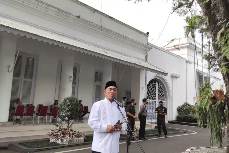 Walikota Cirebon, Nashrudin Aziz usai bertemu Gubernur Jawa Barat, Ridwan Kamil.