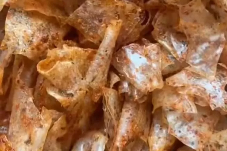 Keripik kaca rice paper. Sumber foto : dokumen pribadi.