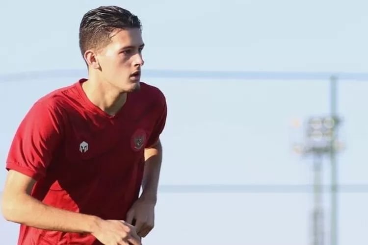 Justin Hubner berlatih bersama tim nasional Indonesia U-20. (PSSI)