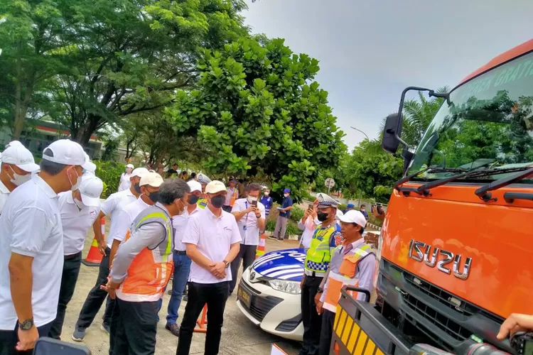 Astra Tol Cipali upacara Gelar Pasukan menjelang Nataru 2023 di Kantor Astra Tol Cipali, Selasa (13/12/2022). (ist)