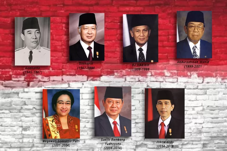 Deretan presiden RI. Foto: The Indonesian Institute.