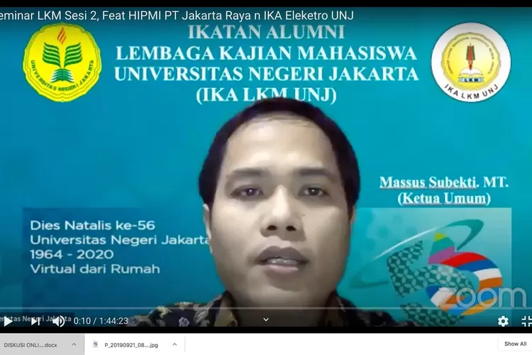 Masus Subekti, MT, Ketua IKA LKM UNJ
