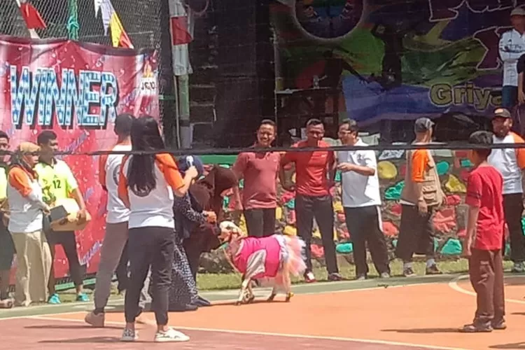 SINERGI: Babinsa Katulampa Koramil 0603/Bogor Timur menggelar lomba Bola Voli Domba Cup di Perumahan Griya Katulampa, belum lama ini.