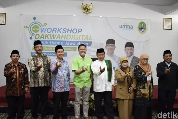 WORKSHOP: Sejumlah ulama mengikuti workshop Dakwah Digital bersama ulama Jabar yang digelar di Grand Asrilia Hotel, Kota Bandung, Selasa (26/11)