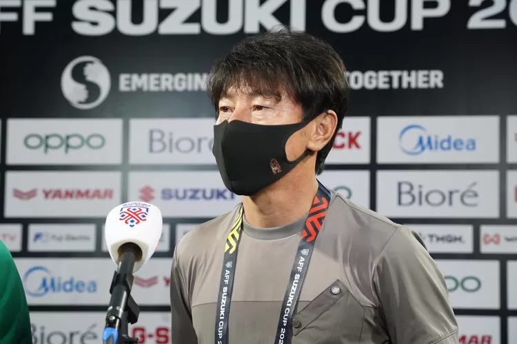 Pelatih timnas Indonesia Shin Tae-Yong. (Foto:AFF)