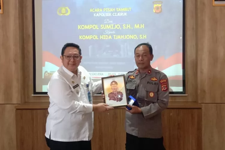 Pisah sambut Kapolsek Cijeruk-Cigombong. (IST)