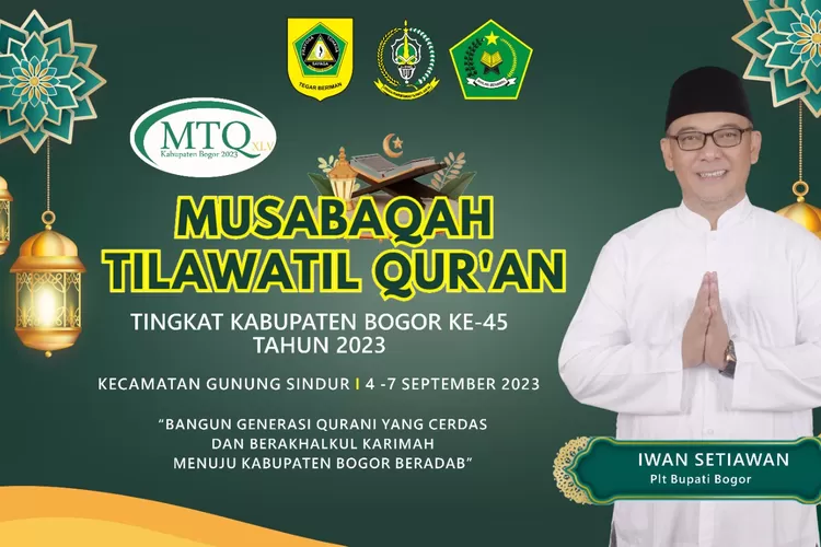 MTQ Ke-45 Kabupaten Bogor tahun 2023 di Kecamatan Gunung Sindur (bogorkab.go.id)