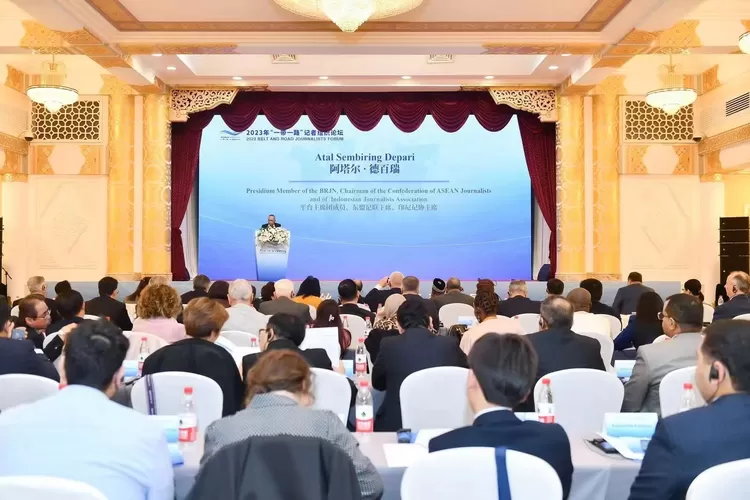 Atal S Depari Bicara di Forum Belt and Road Journalists Forum (BRJF) 2023 di Beijing