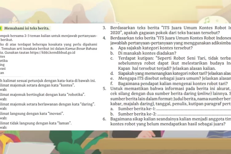 Bahasa Indonesia kelas 11 halaman 36 37 Kurikulum Merdeka: Teks Berita
