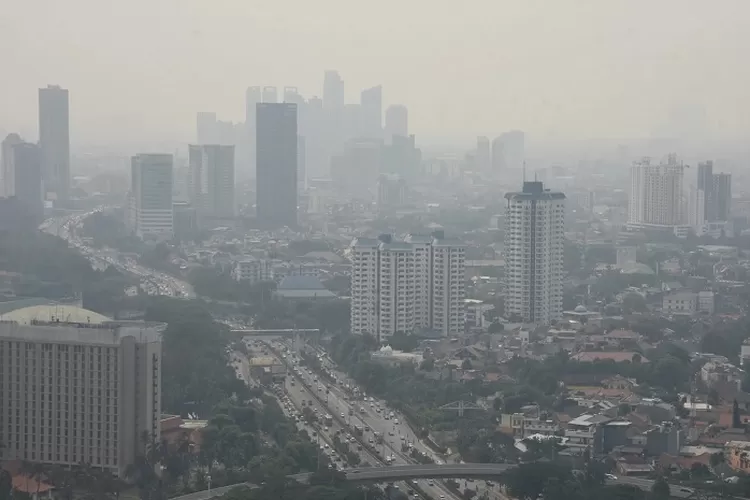 Polusi di Jabodetabek. (Reuters)