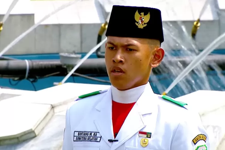 Bintang Wirasatya Paskibraka Asal Sumatera Selatan (YouTube Sekretariat Presiden)
