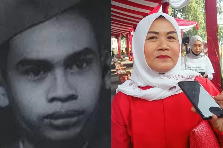 Estiana, anak Tole Iskandar pahlawan asal Depok. Ia menyinggung soal isu intoleransi di HUT ke 78 RI (Ist/HarianHaluan.com)