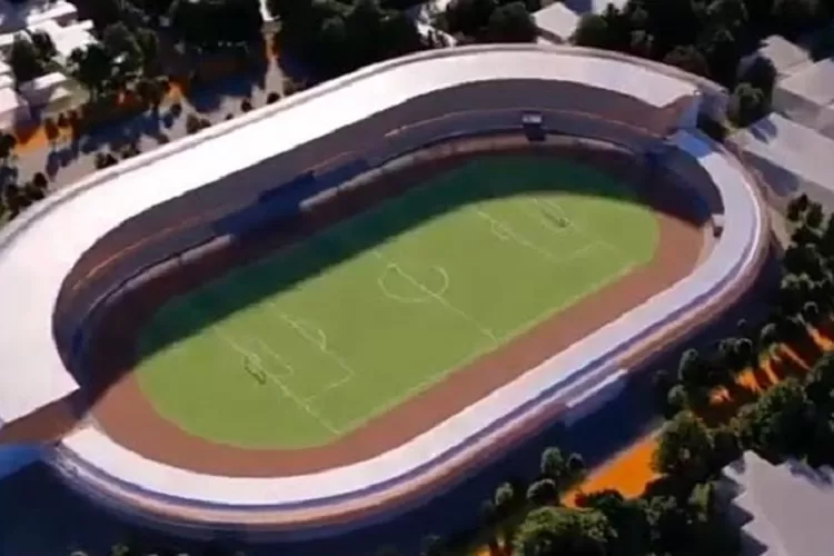 Ilustrasi Stadion Haji Agus Salim, Padang, Sumatera Barat (Tangkapan layar YouTube Mata Proyek)
