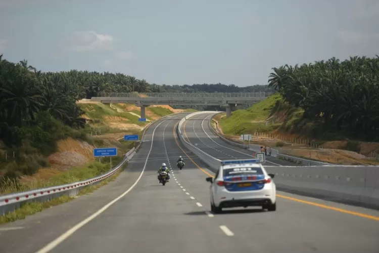 Jalan Tol Pekanbaru-Dumai yang akan terkoneksi dengan Tol Pekanbaru-Rengat (Dok: Riau.go.id)