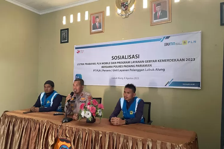Sambangi Polres Padang Pariaman, PLN Paparkan Sederet Manfaat Listrik Prabayar (Humas PLN )