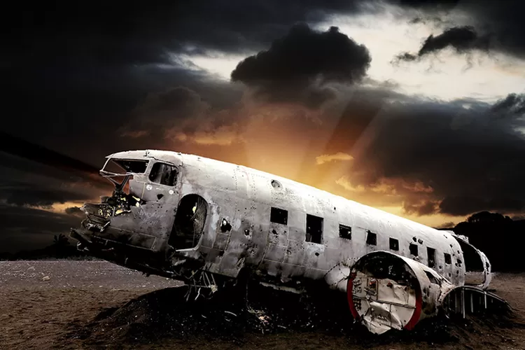 Ilustrasi kecelakan pesawat terbang. (Pixabay/PIRO4D)