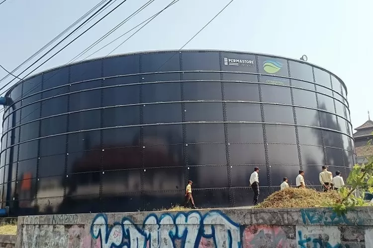 Mega proyek water tank PDAM Tirta Asasta Depok  (HarianHaluan.com)