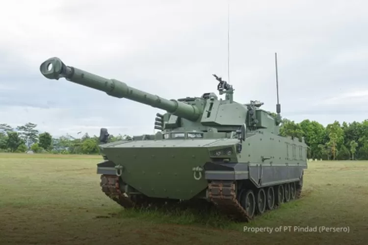 Tank Harimau, Alutsista yang diproduksinya hasil kolaborasi PT Pindad dan FNSS Turki. (PT Pindad)