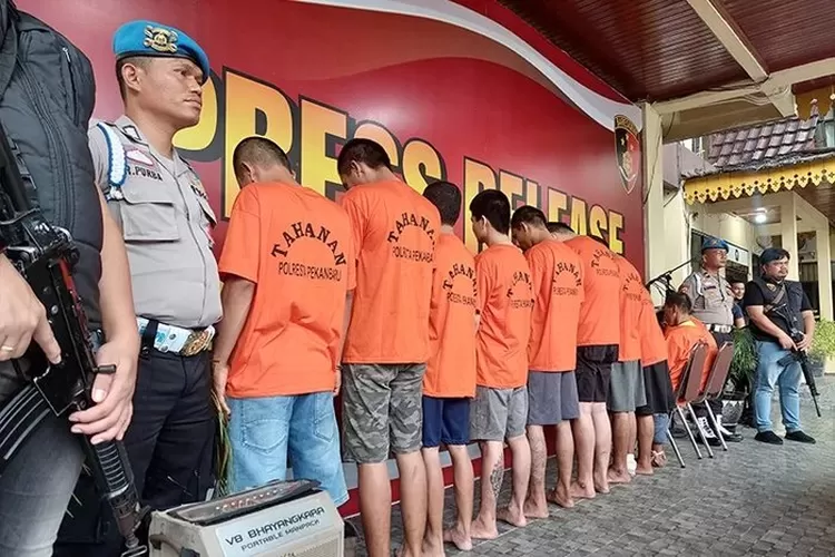 orang tahanan kabur dari Polsek Rumbai, Pekanbaru, Riau kini telah berhasil kembali diamankan. (Dok Harian Haluan)