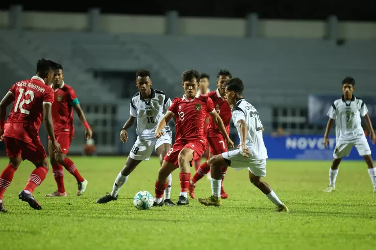 Tim U-23 Indonesia meraih kemenangan tipis 1-0 atas Timor Leste di laga kedua grup B Piala AFF U-23 2023 di Rayong Provincial Stadium (PSSI)