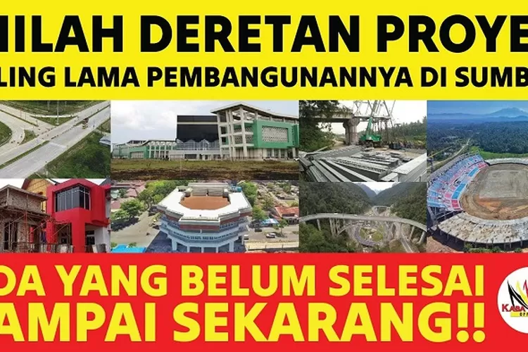 Ilustrasi proyek terlama di Sumatera Barat atau Sumbar (Tangkapan layar YouTube Kaba Rantau Official)