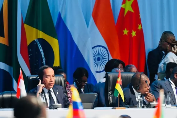 Presiden Jokowi hadir di KTT BRICS. (dok. Presiden RI )