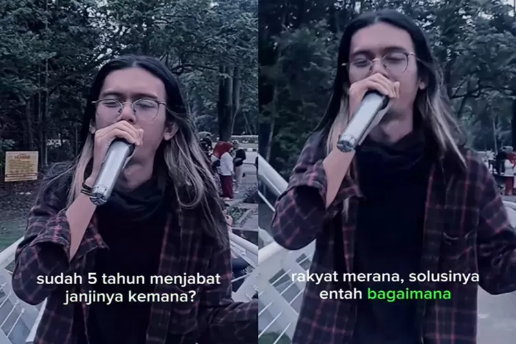BEM Unri memberi kritik kepada Gubernur Riau melalui lagu rap (Instagram @bemunri)
