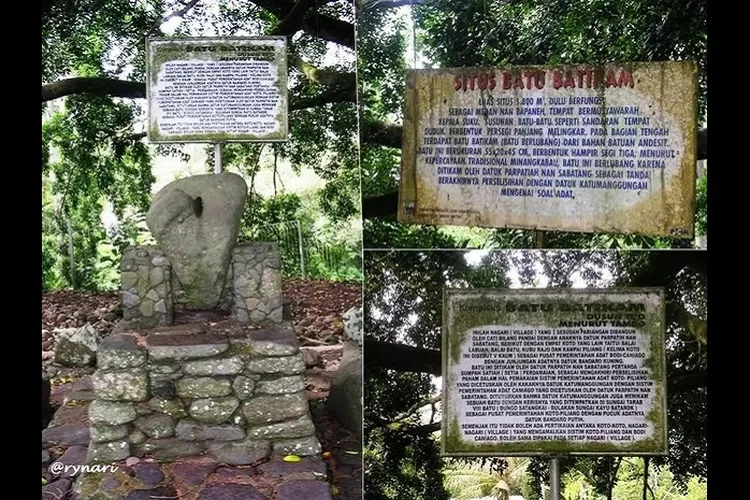 Sejarah Minangkabau di balik Batu Batikam dan Batu Basurek Limokaum (rynari)