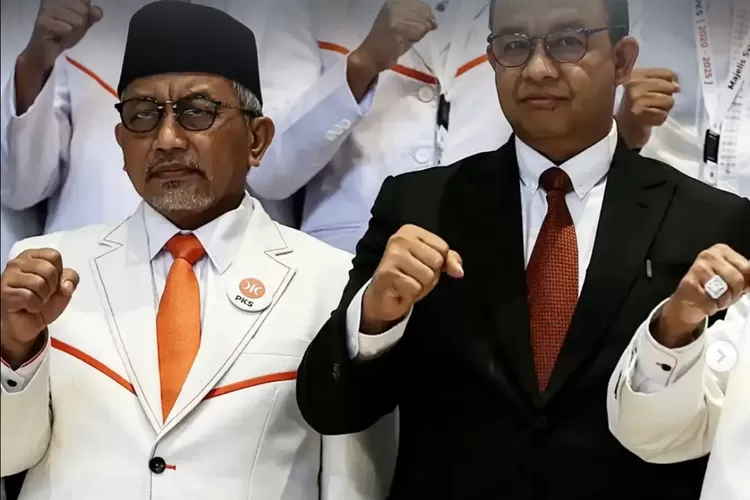 Presiden Partai Keadilan Sejahtera (PKS), Ahmad Syaikhu menolak duet Ganjar-Anies.  (Instagram @totalpolitik)
