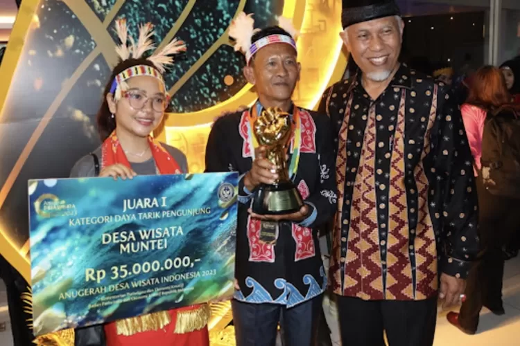 Provinsi Sumbar meraih juara 1 dalam ajang Anugerah Desa Wisata Indonesia (ADWI) tahun 2023 (Sumbarprov.go.id)