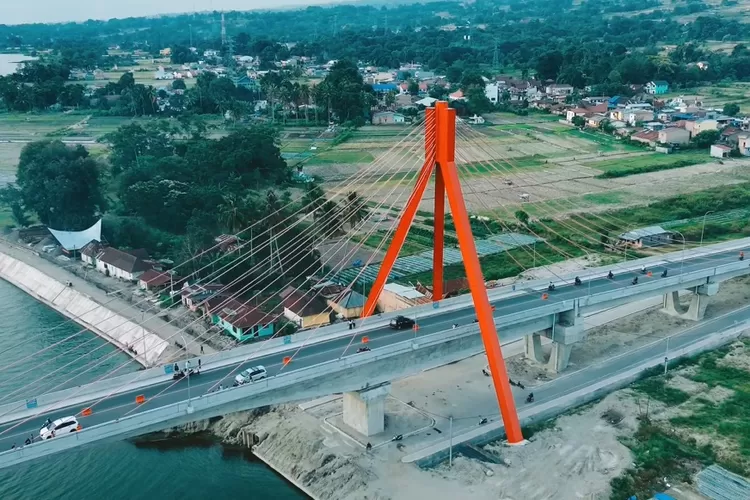 Jembatan Aek Tano Ponggol Pulau Samosir (dok. screenshot YouTube/@KIN Workshop)