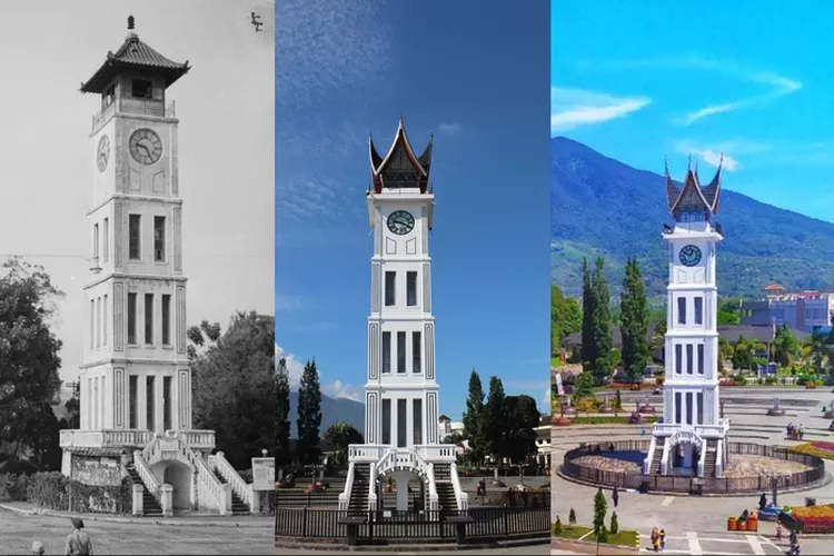 Jam Gadang di Bukittinggi Sumatera Barat (Wikipedia)