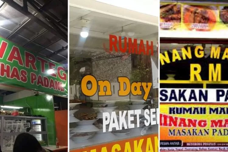 3 nama restoran Padang yang kocak (YouTube Kaba Rantau Official)