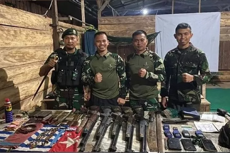TNI Gerebek Markas KKB, 3 Anak Buah Egianus Kogoya Tewas. (Ist)
