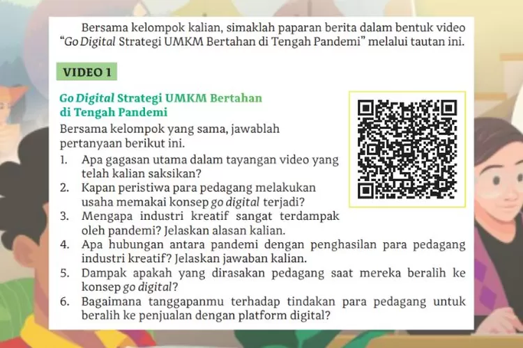 Bahasa Indonesia kelas 11 halaman 42: Go Digital Strategi UMKM Bertahan di Tengah Pandemi