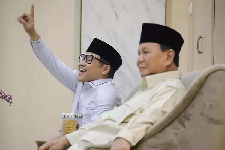 Muhaimin Iskandar kala menerima kunjungan Prabowo di kediaman pribadinya. (Instagram @cakiminow)