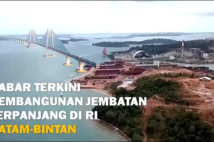 Bakal jembatan terpanjang di Indonesia, Jembatan Batam Bintan (YouTube: Info Pagi)